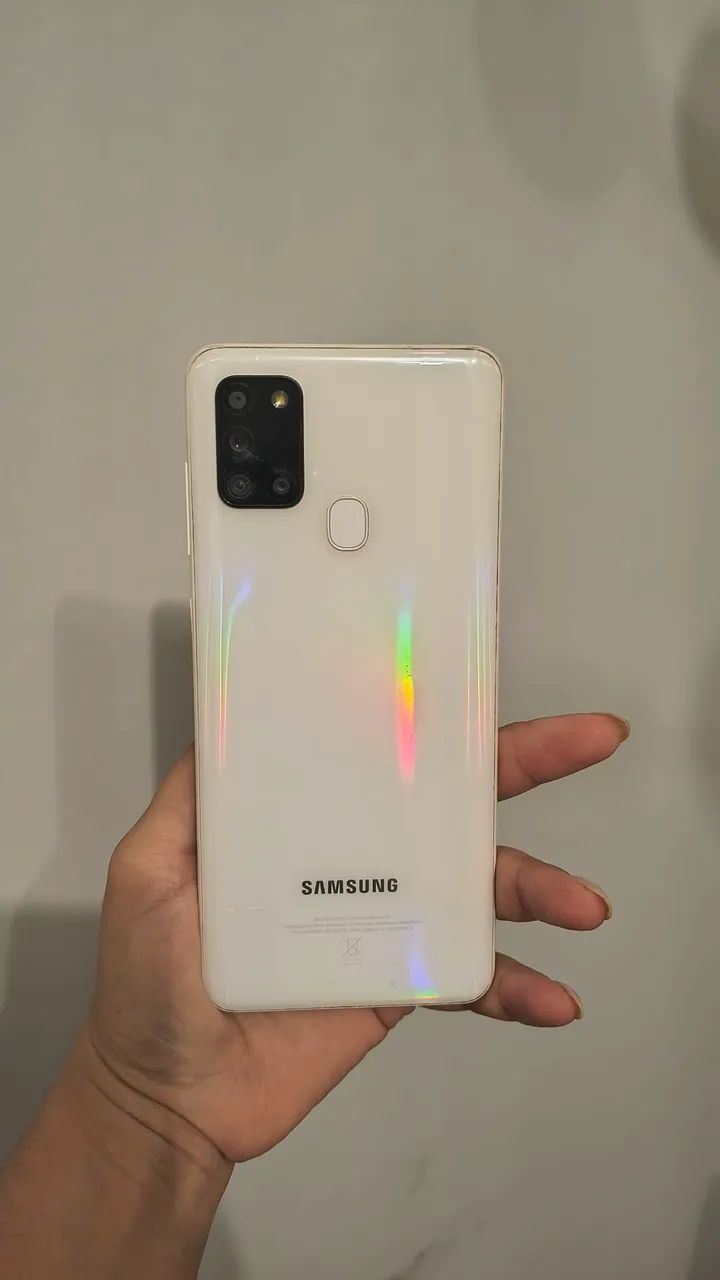 Samsung Galaxy A21s 64GB Branco - Perfeito Estado (Sem Defeitos)