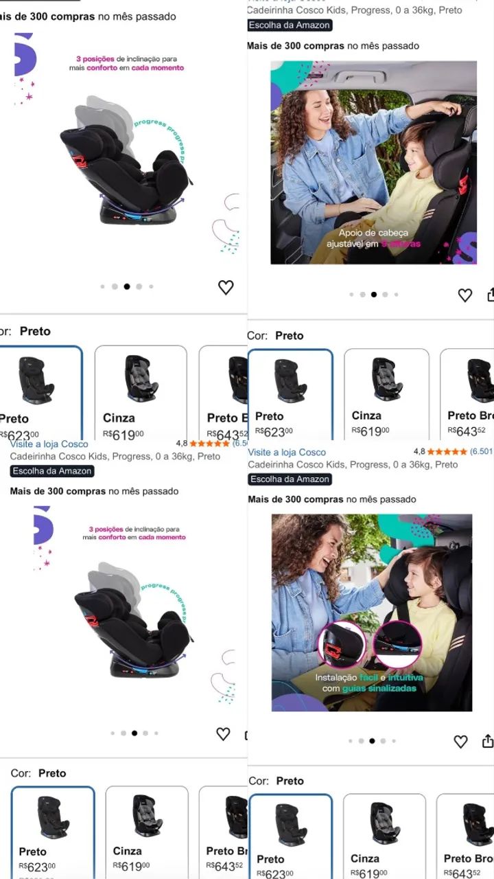 Cadeirinha Cosco Kids Progress - Foto 2