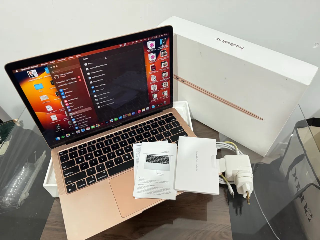 Apple MacBook Air 2020 Rose - Chip M1 (13 polegadas; 256 GB de SD