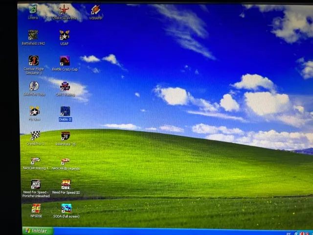 Computador PC Windows XP (winxp) para jogos retrô - Computadores e
