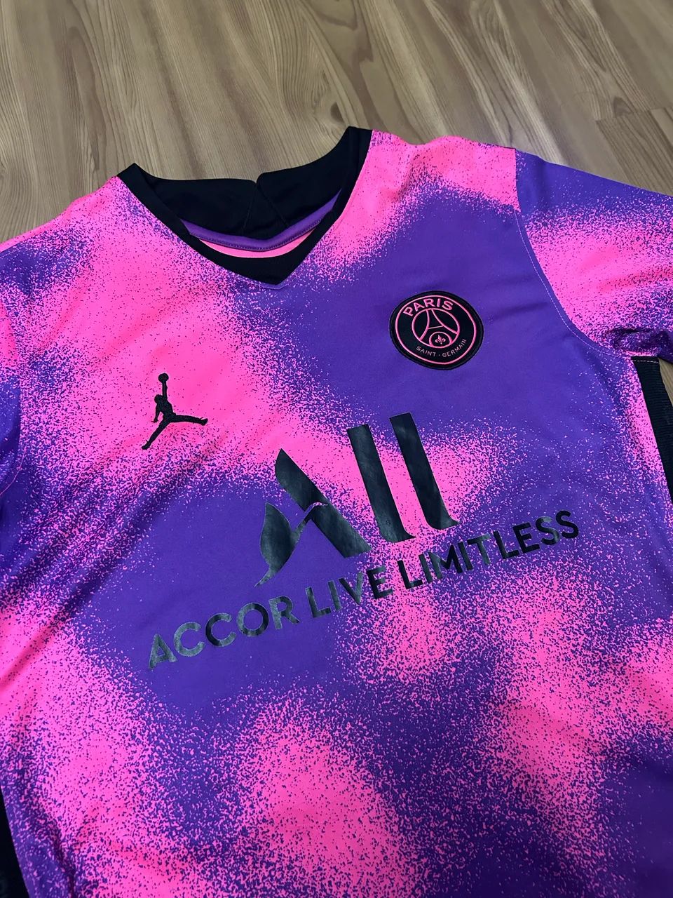 Blusa psg Jordan 2020/21 roxa e rosa - Foto 2