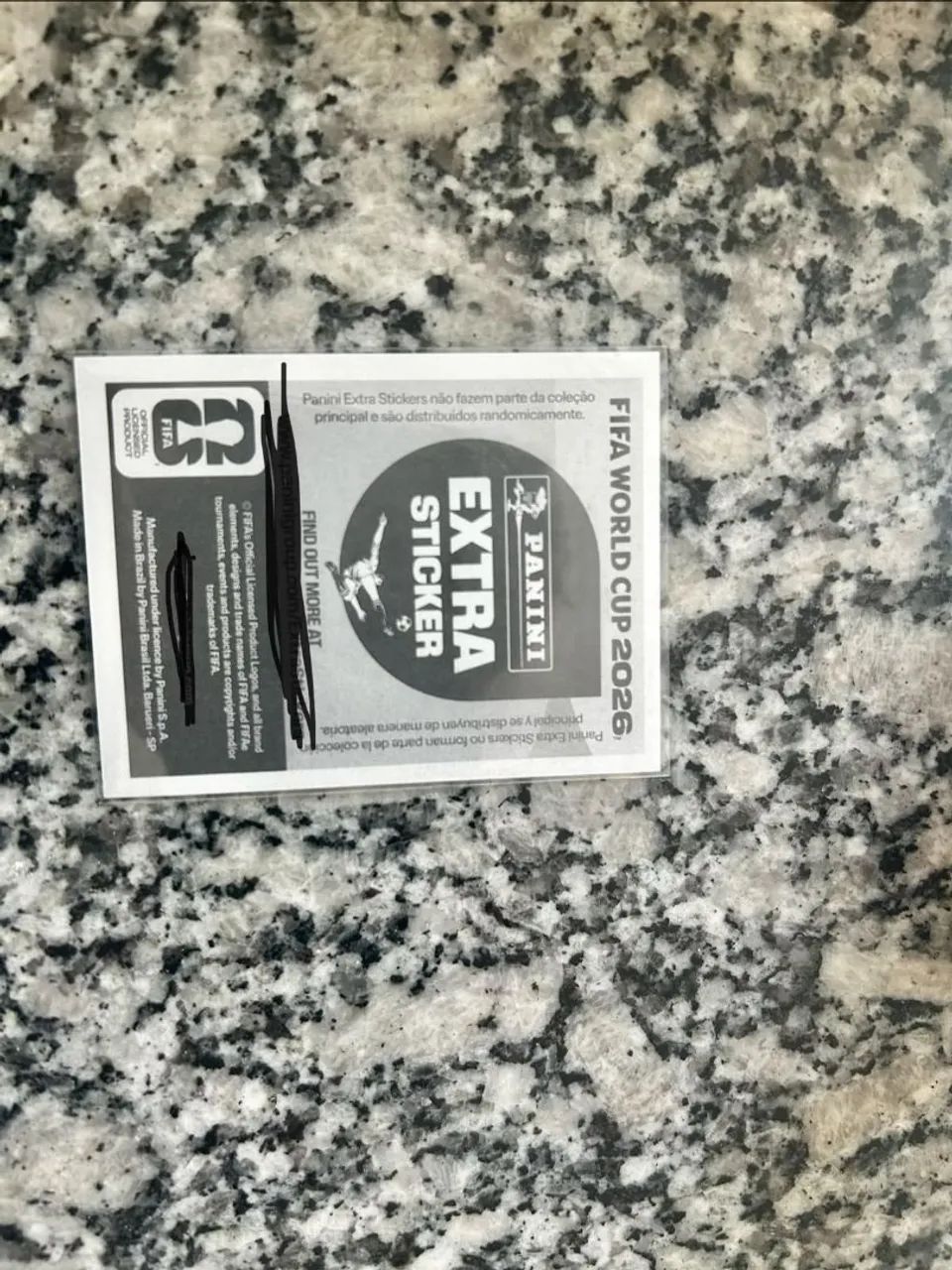 Figurinha Extra Sticker do Lionel Messi Ouro da Copa do mundo de 2026 - Foto 2