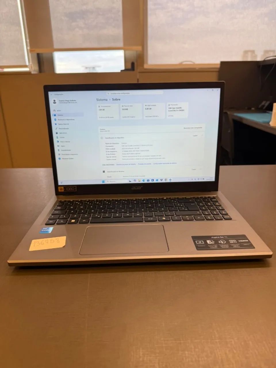 NOTEBOOK ACER ASPIRE GO INTEL ( PRA FACULDADE TOP )