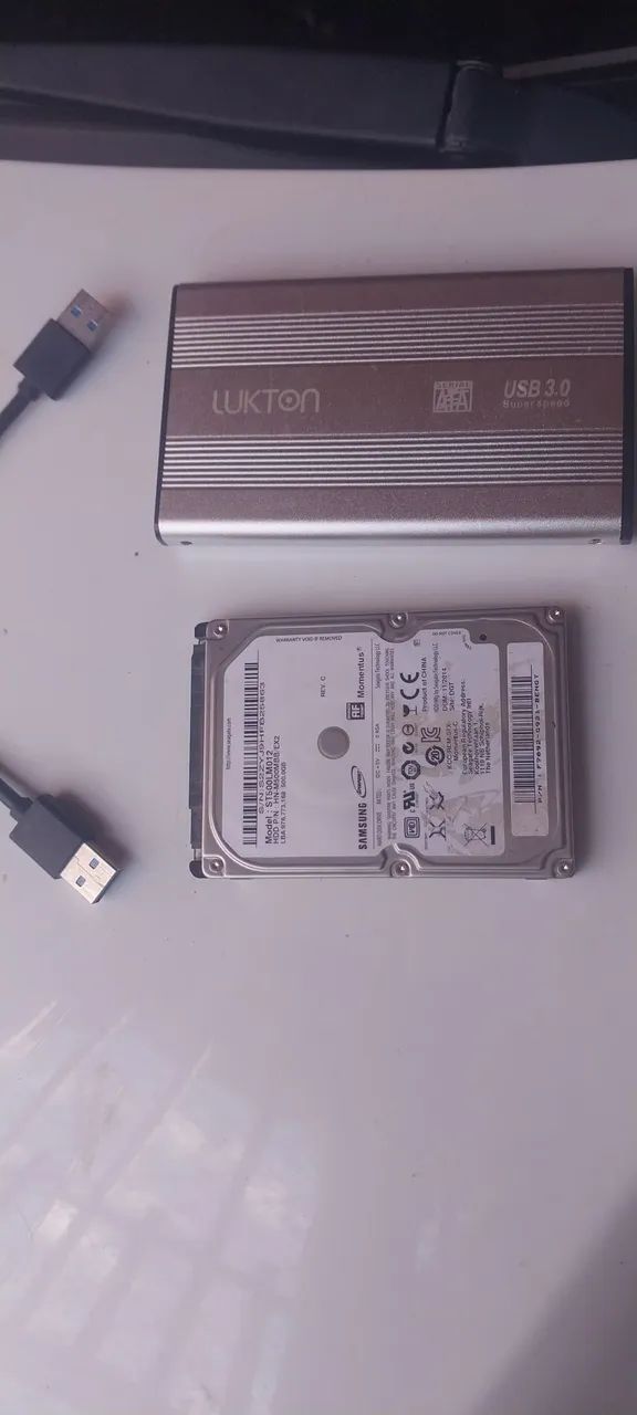 HD 500gb sansung para notebook + case  - Foto 2