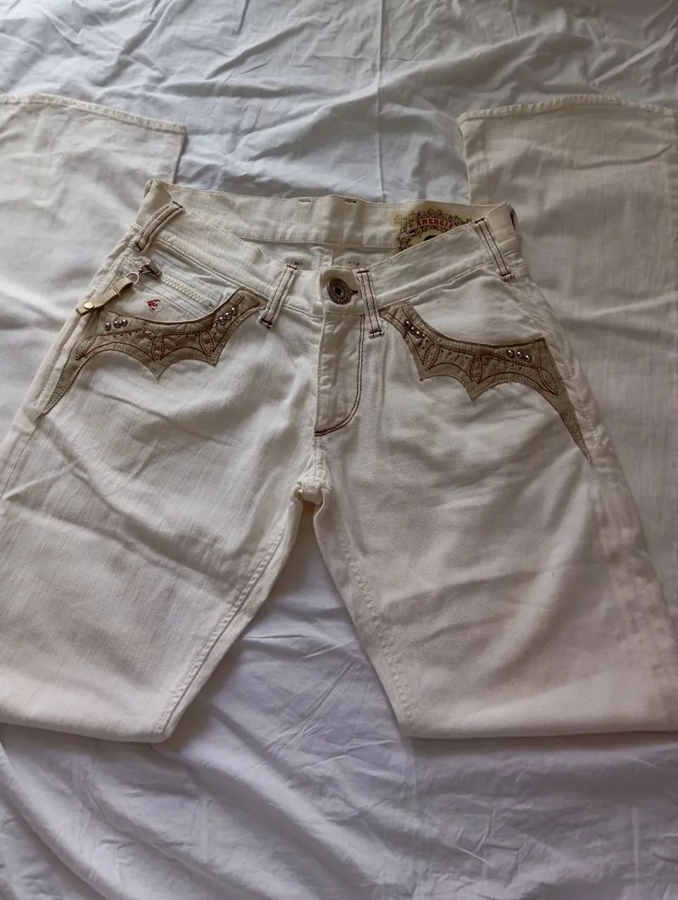 Calça jeans miss sixty tamanho 40 - Foto 3