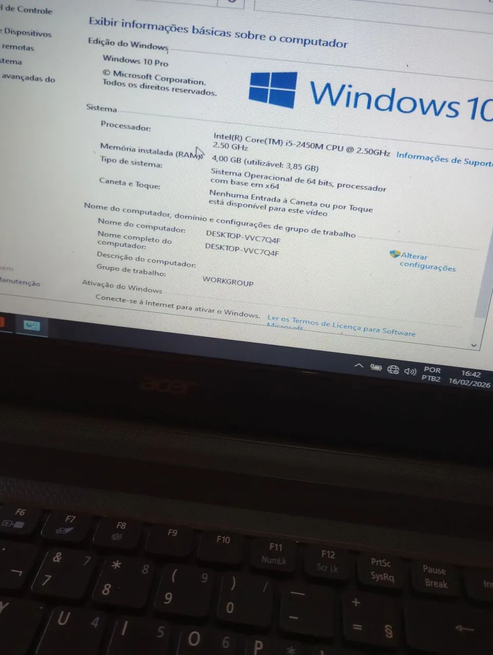 Notebook Acer Aspire i5 - Foto 2
