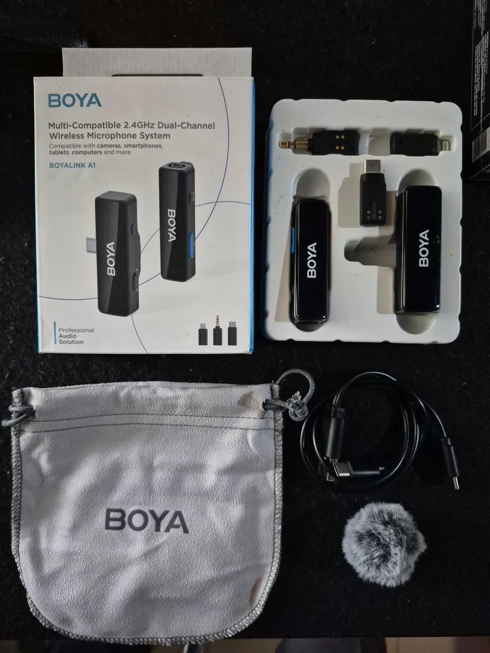 Microfone Lapela BOYA Link