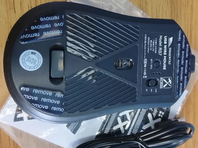 Mouse Smailwolf RS7 Preto - Foto 5