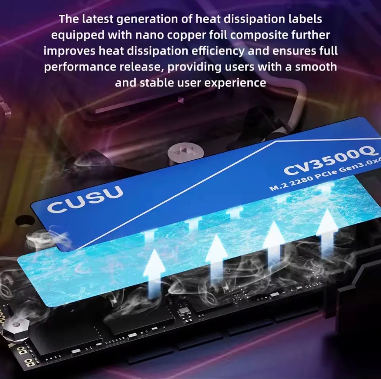 Ssd Nvme M2 512gb CUSU - Foto 3