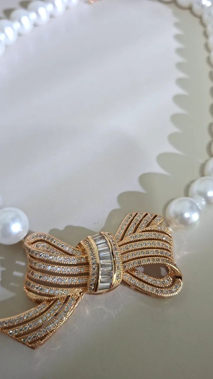 Conjunto luxo colar mais brincos - Foto 3