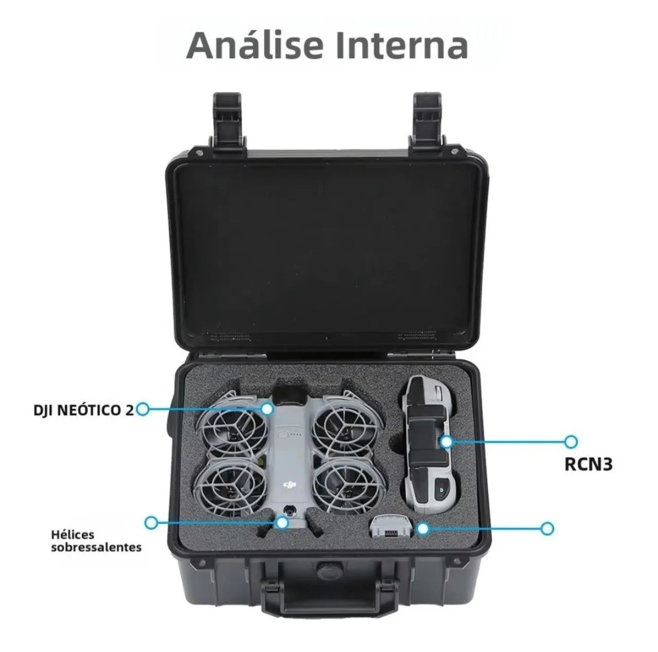 Case drone dji neo 2 novo - Foto 2