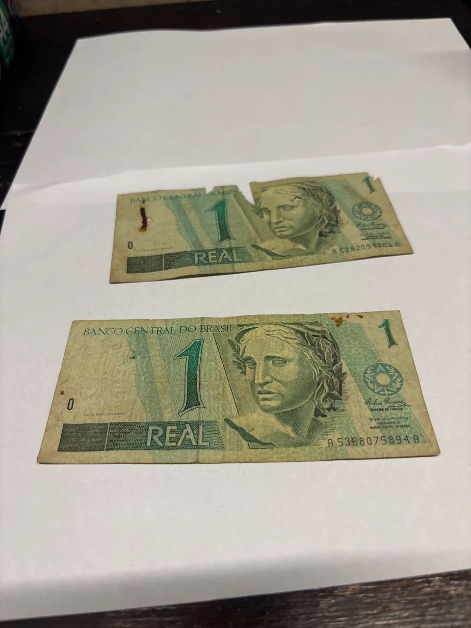 Cédulas antigas 