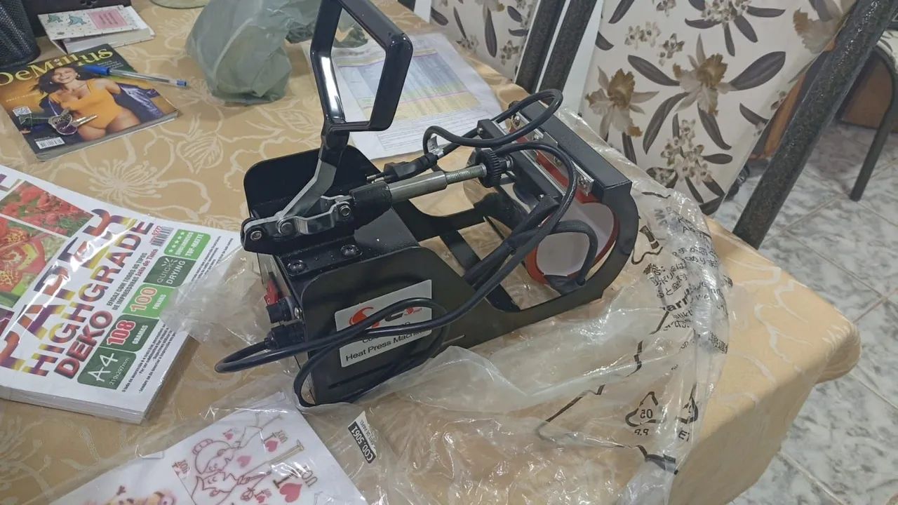 Máquina de estampa canecas telefone * - Foto 5