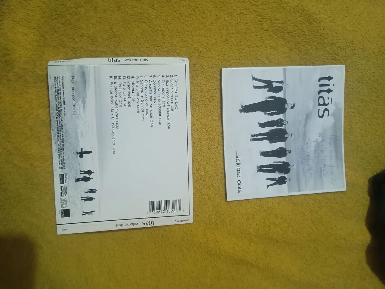 TITÃS VOLUME DOIS ( SOMENTE ENCARTE )