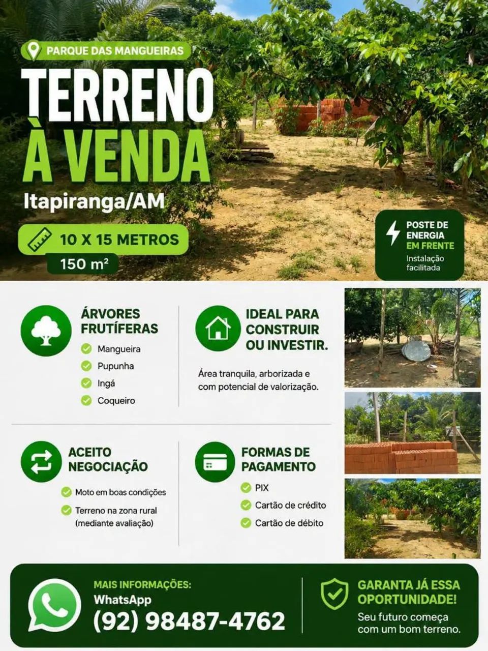 ? OPORTUNIDADE IMPERDÍVEL EM ITAPIRANGA! ?