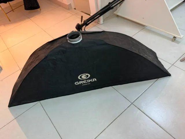 Softbox Greika Retangular com Grid e Encaixe Bowens