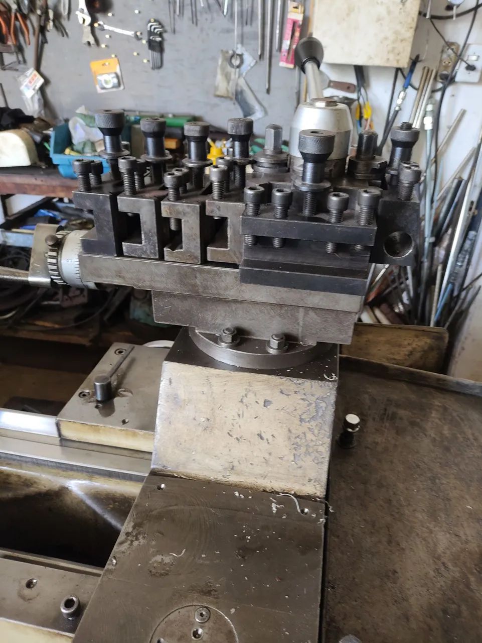 Castelo porta ferramentas de troca rápida para torno mecânico Nardini e Romi 