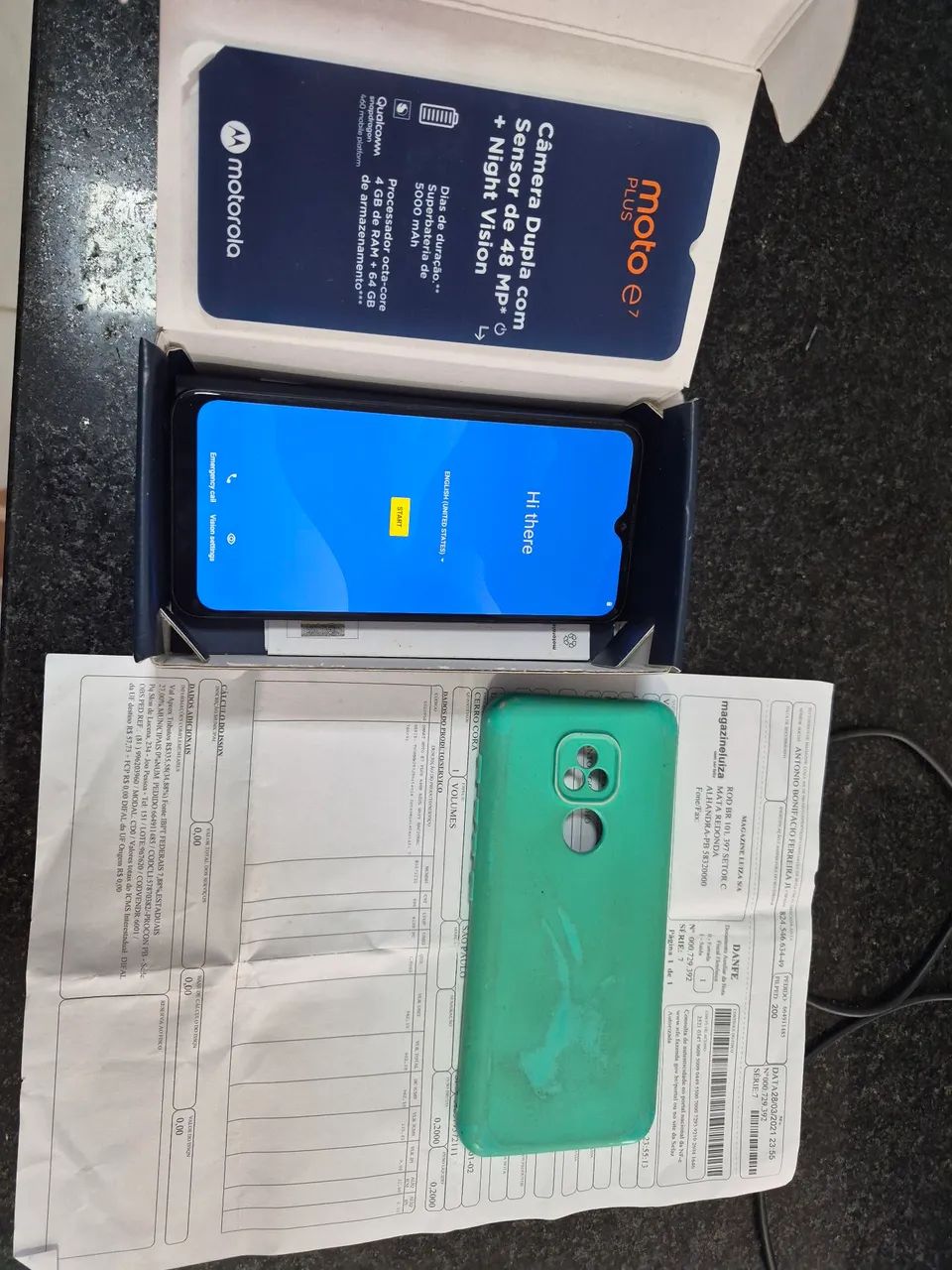 Celular usado Moto e7 PLUS - Foto 4