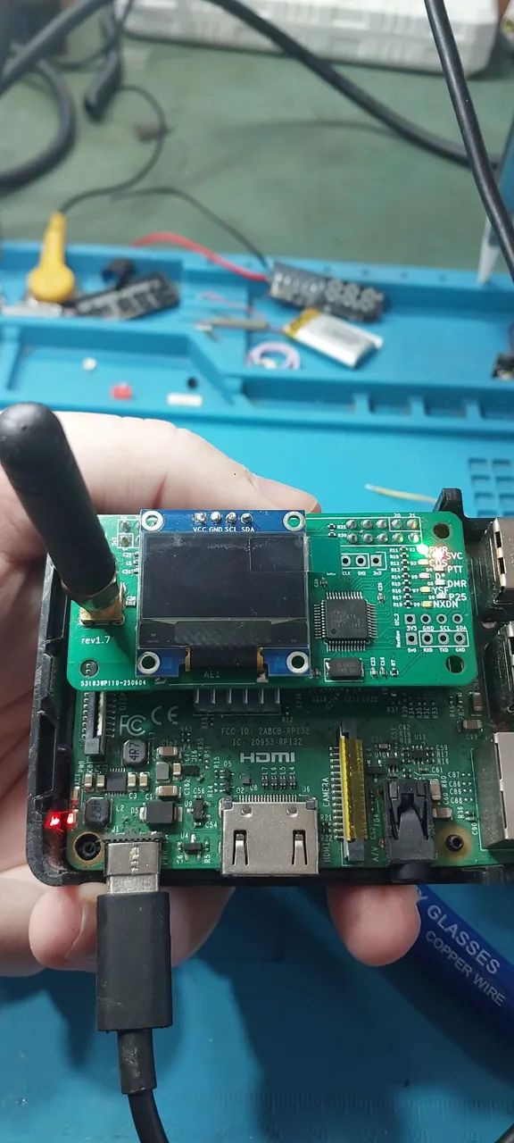 Placa mmdvm para radio dmr