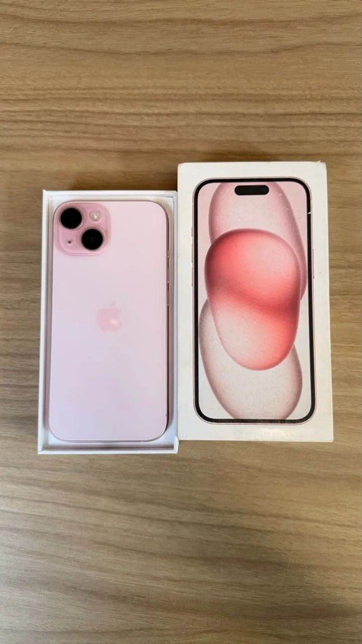 Iphone 15 rosa seminovo impecável!  - Foto 2