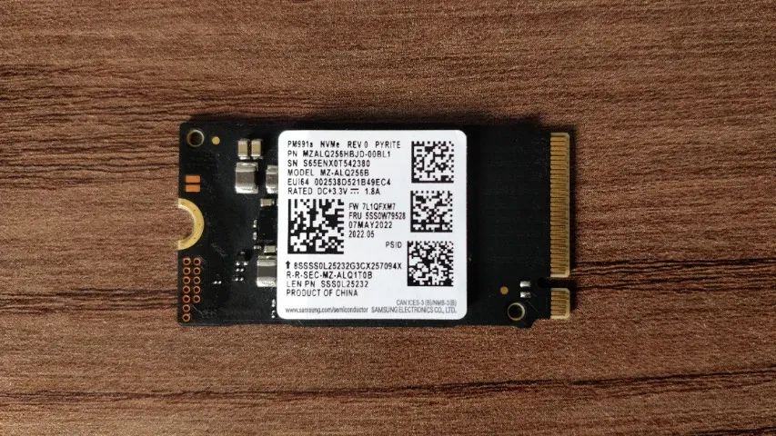 Ssd Nvme 256gb Samsung