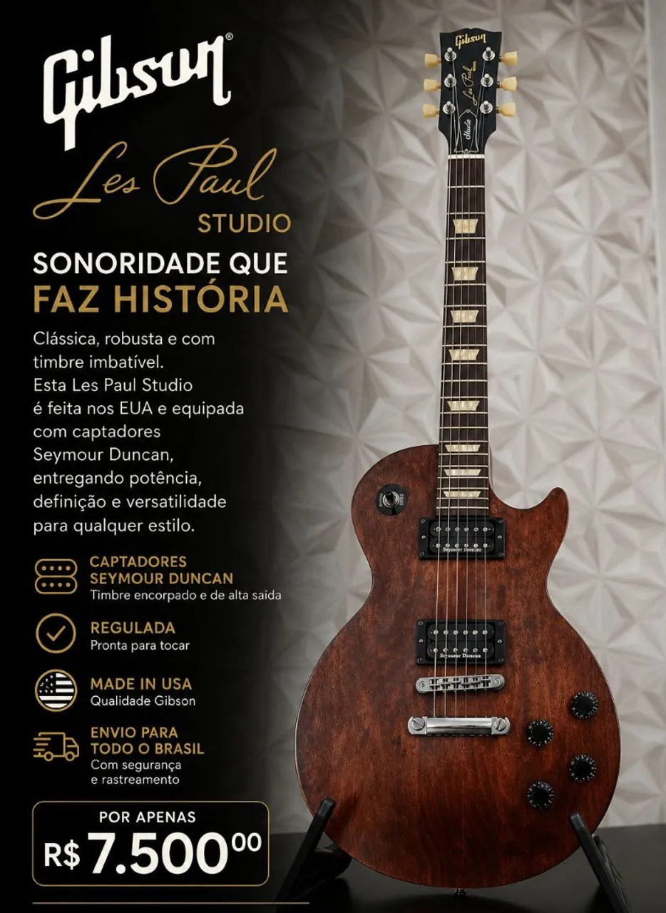 Guitarra Edwards by ESP E-LP 98 LTC Japonesa (7.999 só esse mês