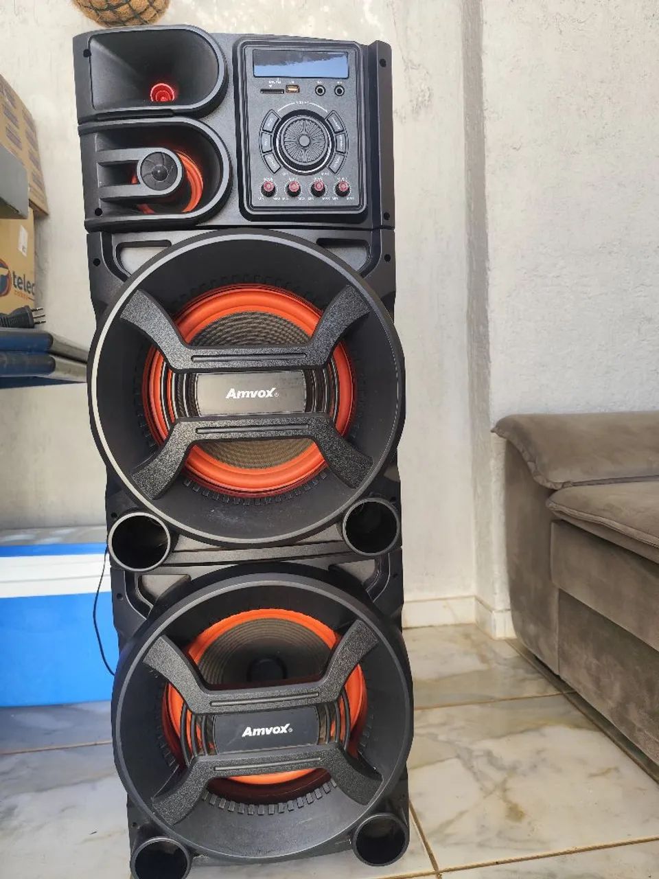 Caixa de som Amvox 1500w rms - Foto 2