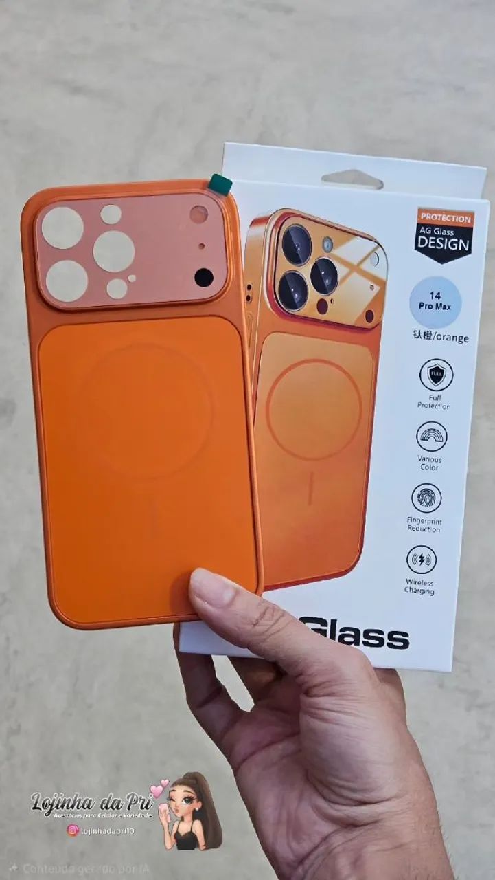 Case Glass para linha iPhone 17 - Foto 6