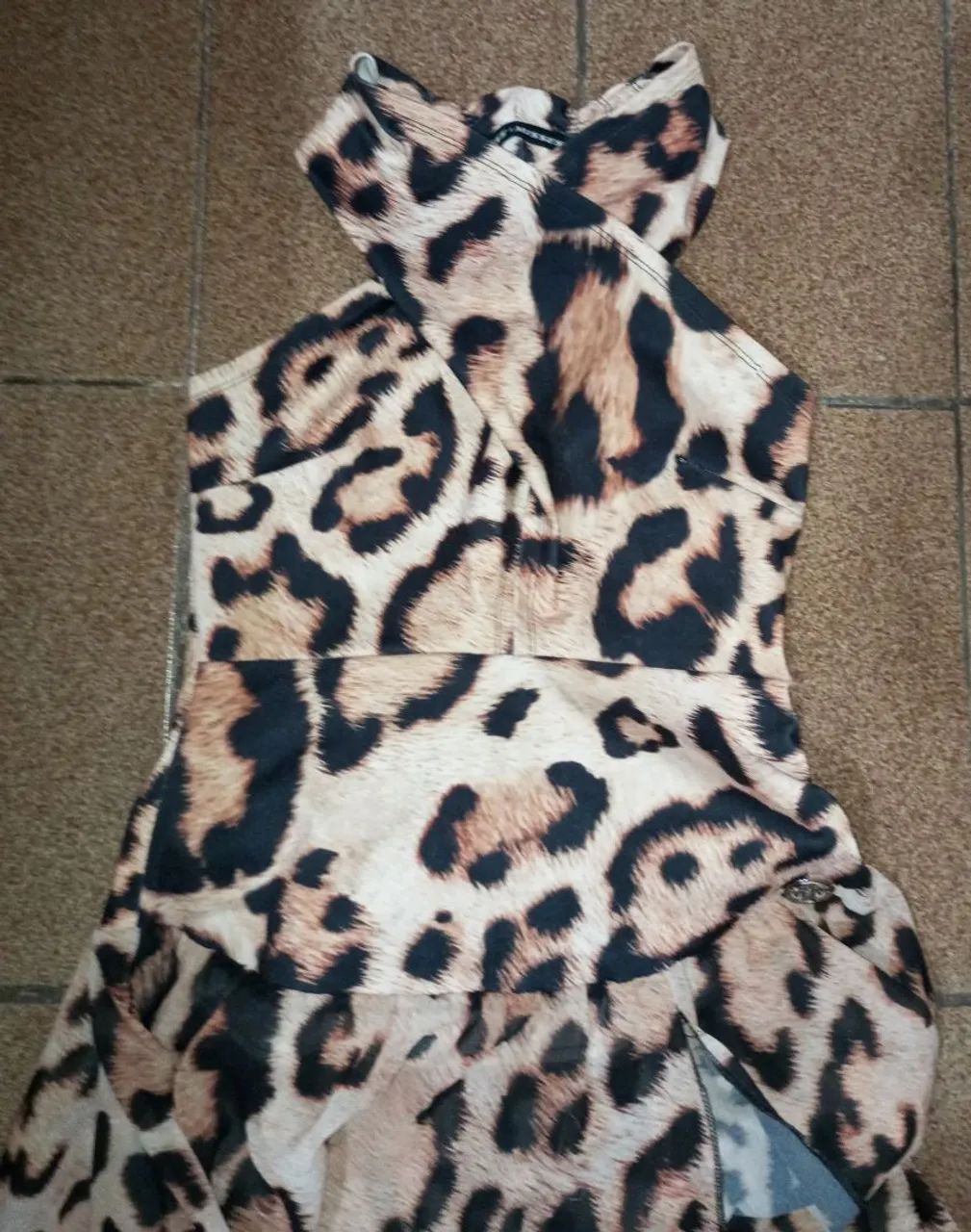 Vestido longo chambray oncinha - Foto 4