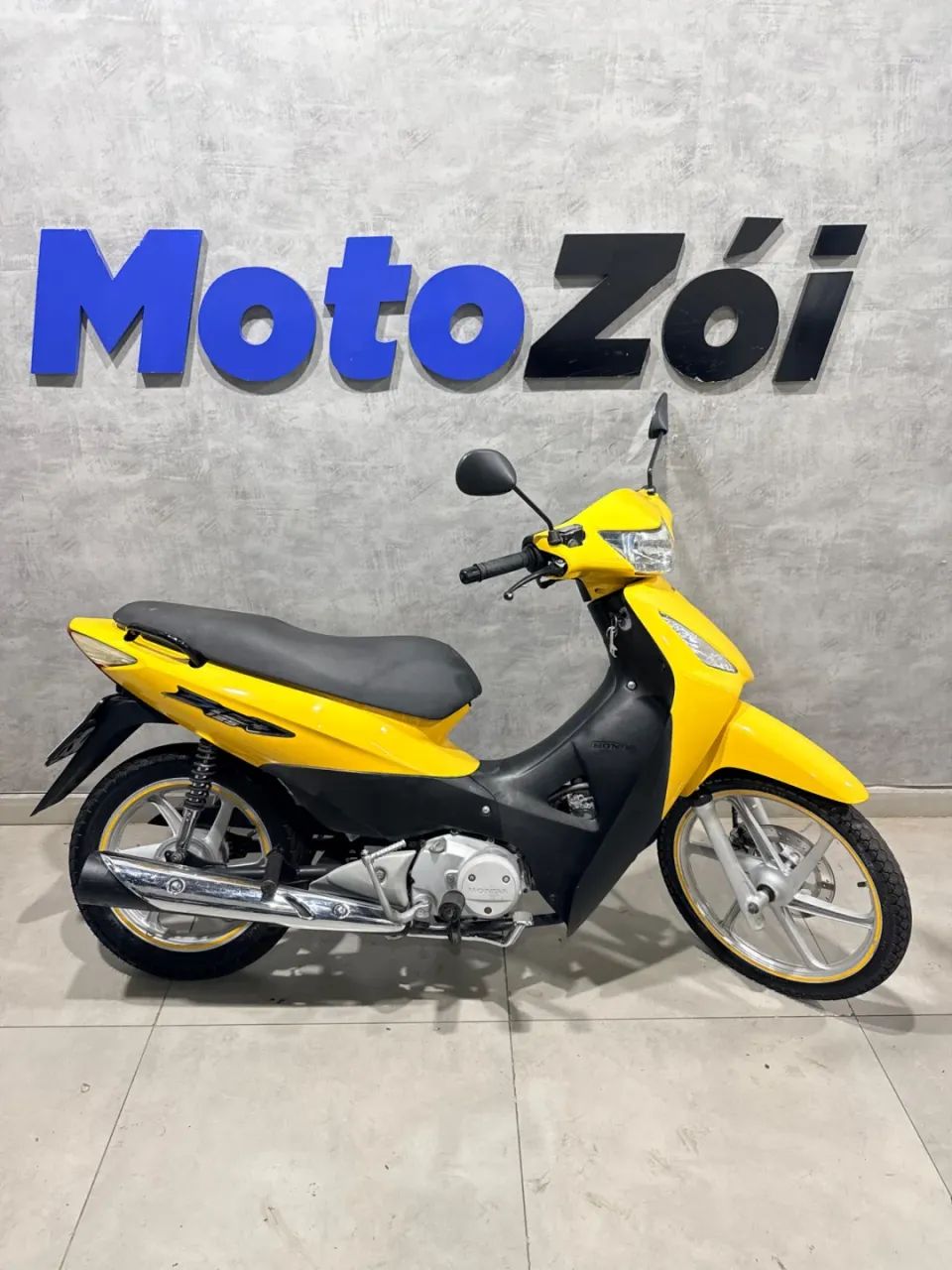 HONDA BIZ 125   AMARELO 2007