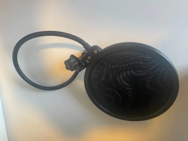 Pop Filter Filtro Pop com ajuste para suporte.