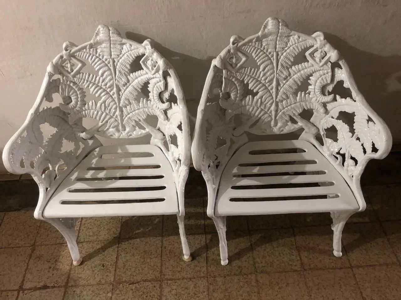 Cadeiras de Jardim - Ferro Fundido