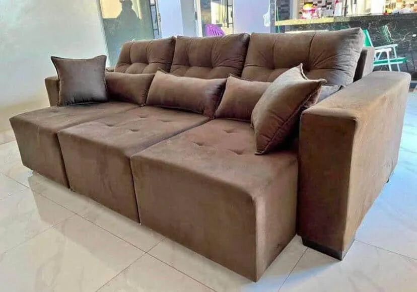 Sofá retrátil - 3 lugares 65562846929025121