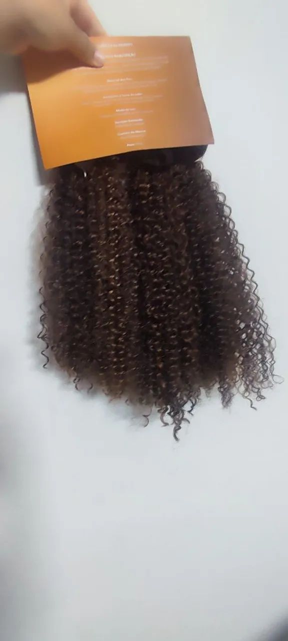 Cabelo - Aplique / extenção de cabelo tic tac - Cachos de Ouro  - Foto 3
