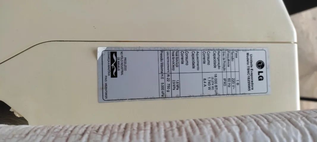 Split LG 18000 BTUS Usado - Foto 6