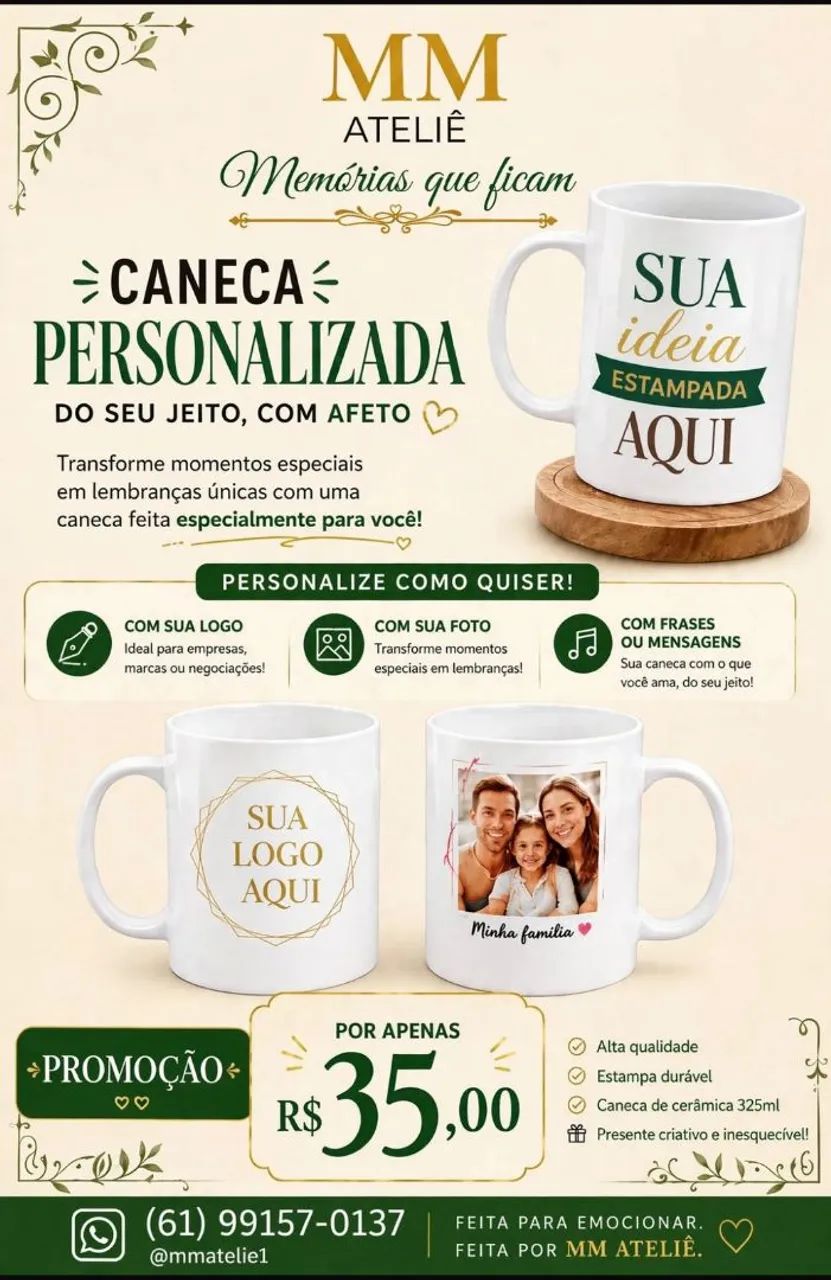 Caneca com foto