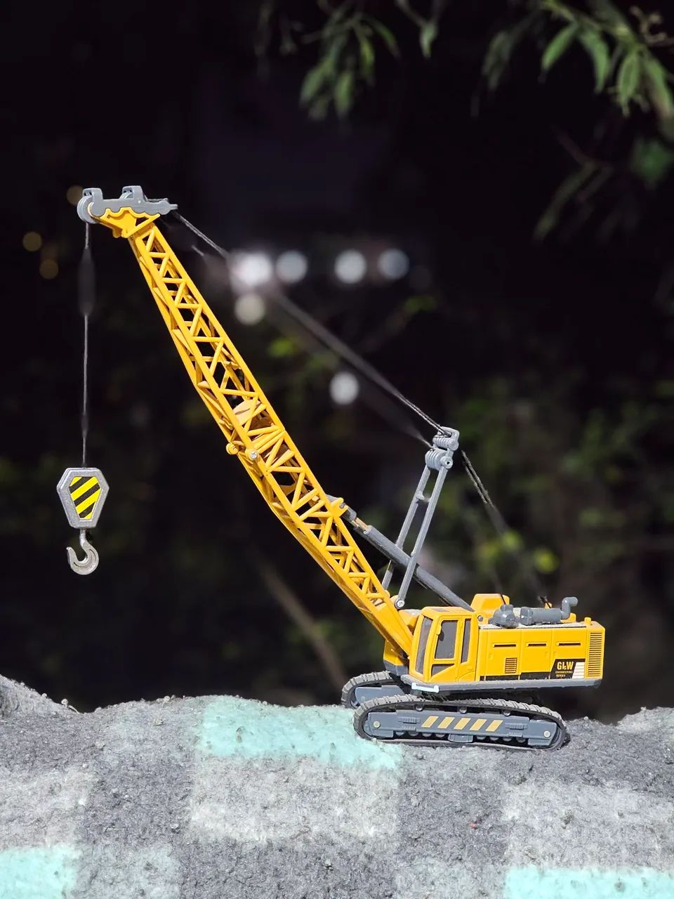 MINIATURA GUINDASTE SOBRE ESTEIRAS - Foto 3