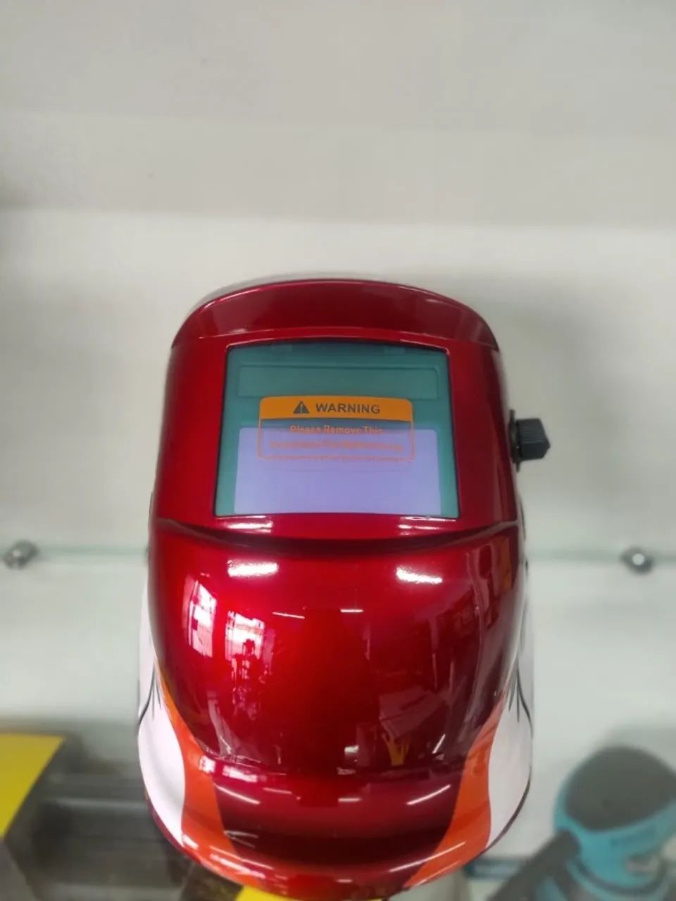 mascara de solda com regulador personalizada galzer entrega gratis - Foto 2