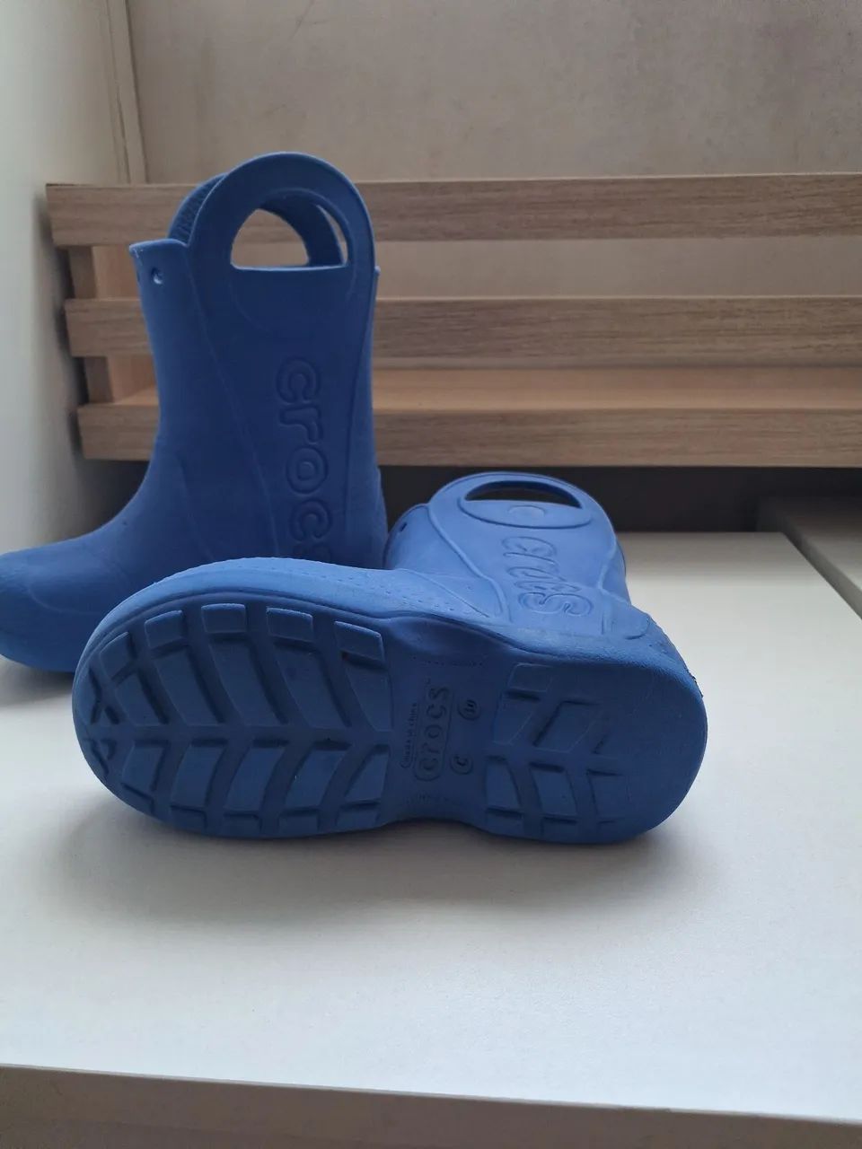 Galocha Azul Crocs Original Tam C 10, Br: 26/27 - Foto 3