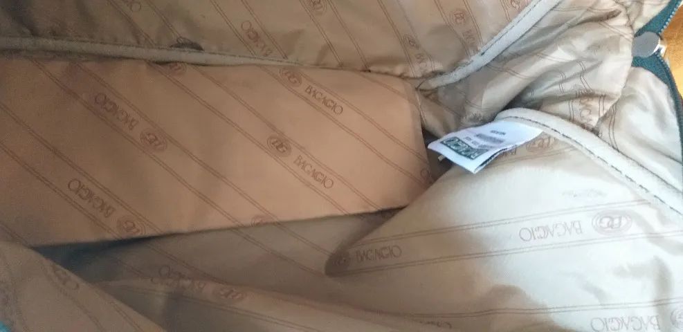 Bolsa de viagem, marca bagaggio, acolchoada, cor verde, com 1 compartimento inte - Foto 4