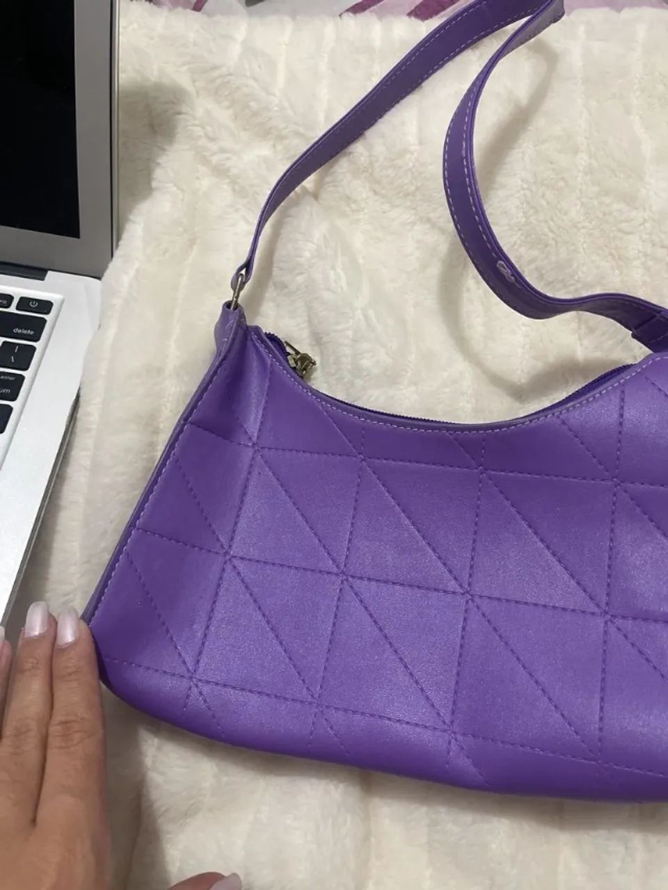 bolsa feminina roxa - Foto 2