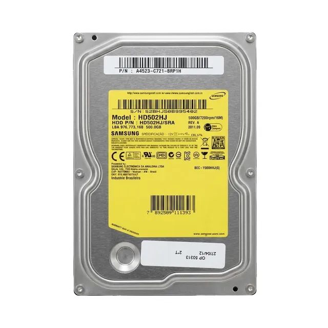 HD Interno Samsung Spinpoint F3 500GB 3.5 Polegadas SATA II HD502HJ/SRA Para PC