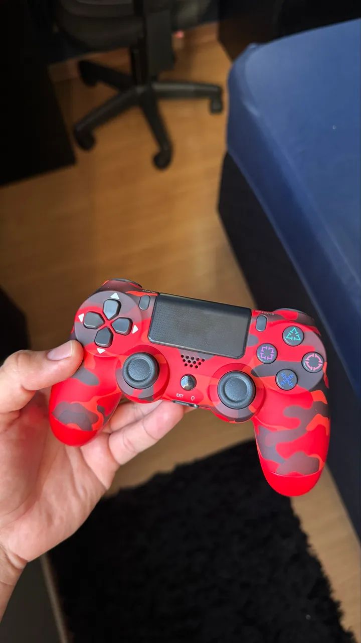 Controle sem fio compatível PC e PS4