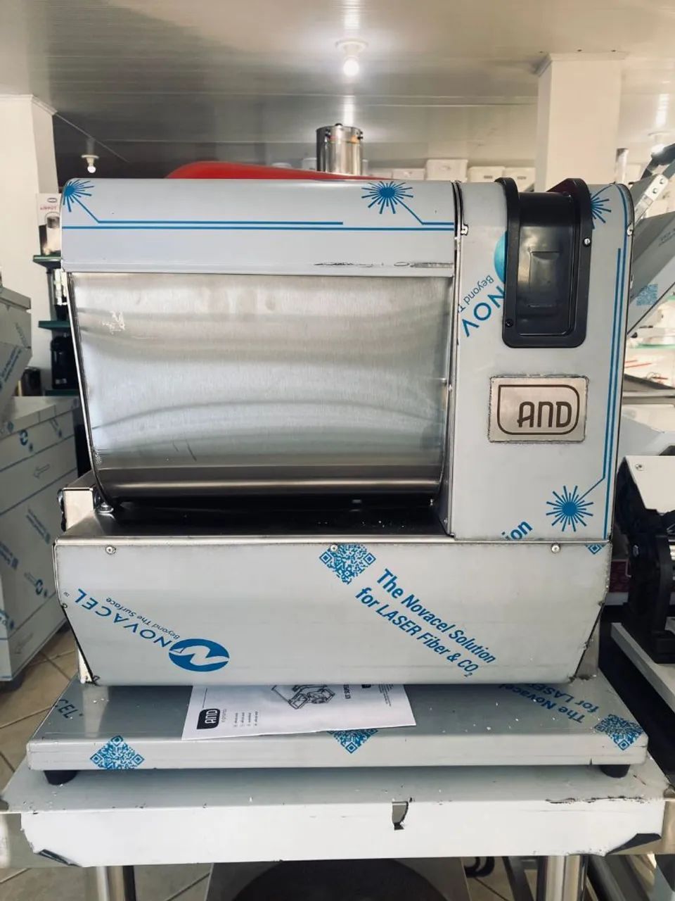 NZ. Amassadeira basculante 15 kg inox AND