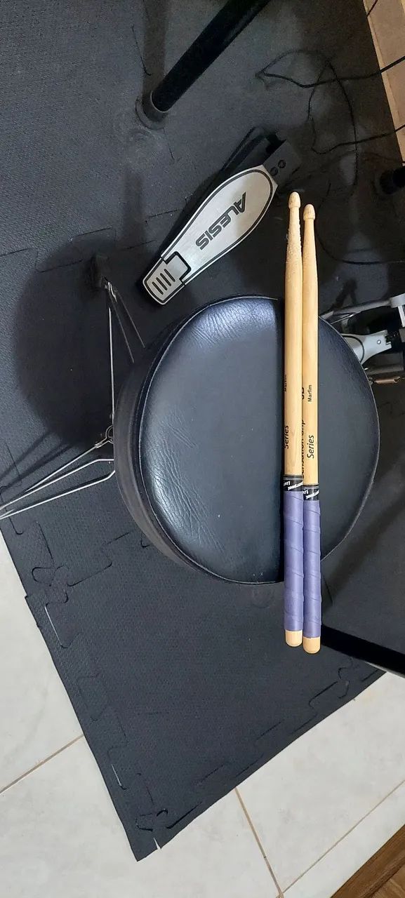 Bateria Eletrônica Alesis Nitro Mesh Completaça - Foto 3
