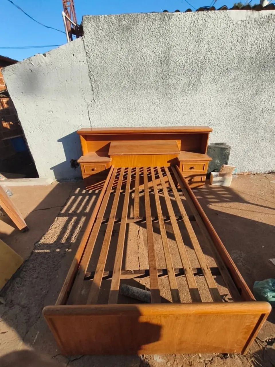 Cama de solteiro de madeira  - Foto 2