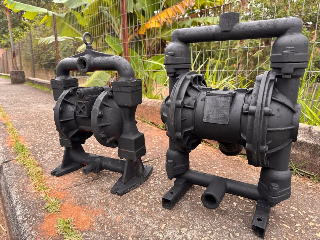 BOMBA PNEUMÁTICA DE DUPLO DIAFRAGMA INDUSTRIAL - ÓTIMO ESTADO - Foto 5
