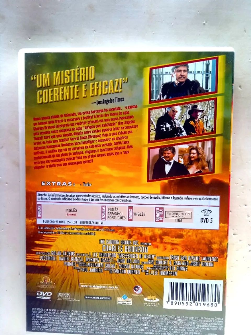 Mensageiro da morte dvd ação Charles Bronson - Foto 2