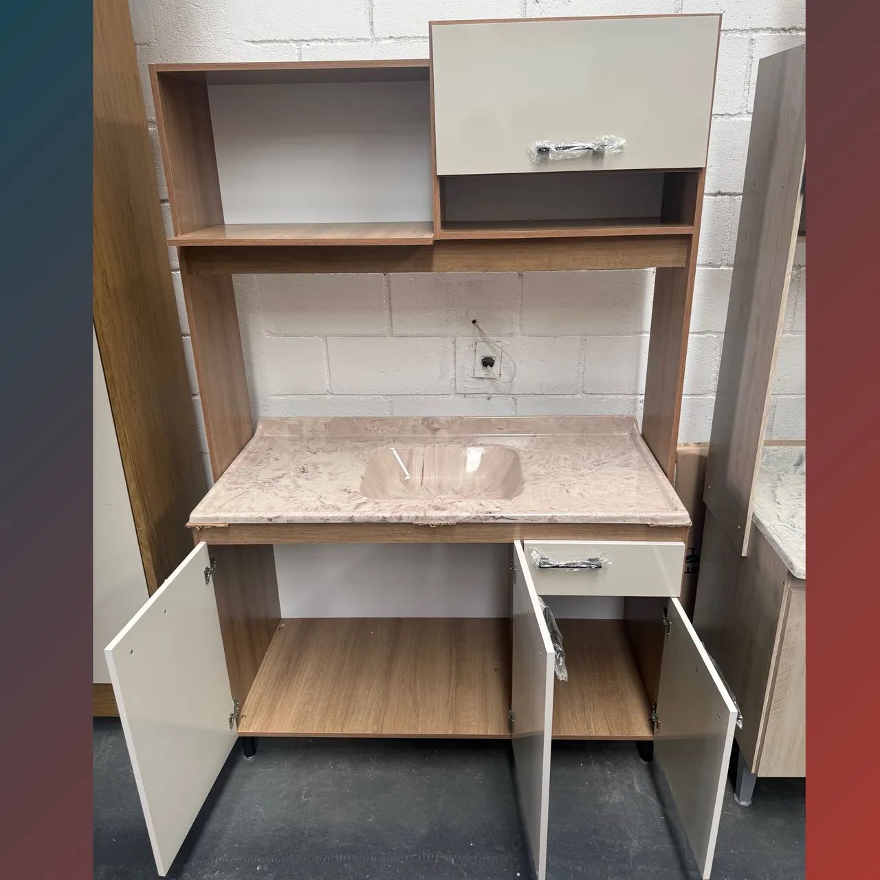 Cozinha compacta com tampo - entrego  - Foto 2