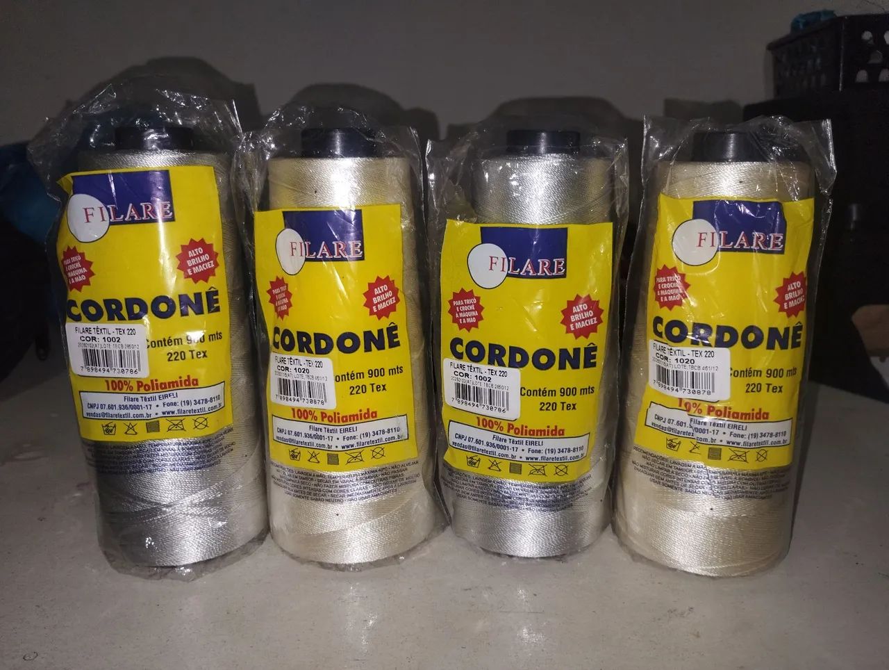 Linha de Crochê Cordonê Filare